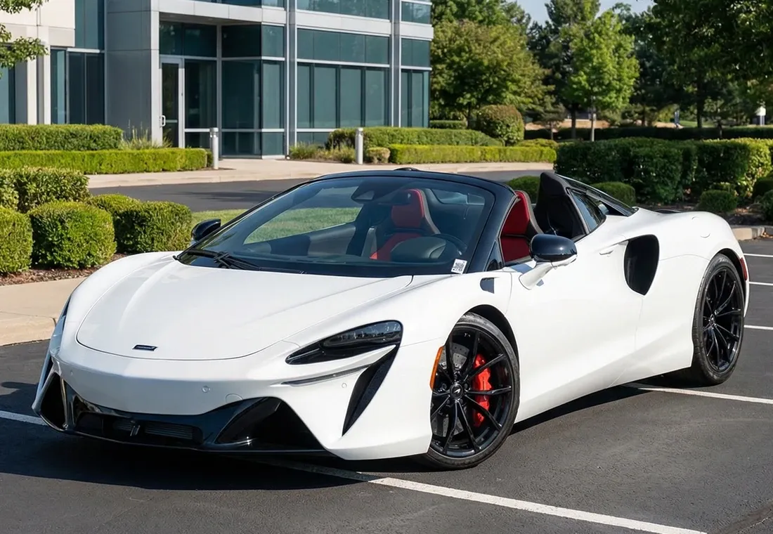 McLaren Artura for wedding car rental in Hempstead, NY