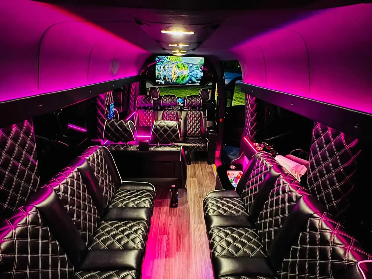 Black Mercedes-Benz Executive Sprinter; view 4