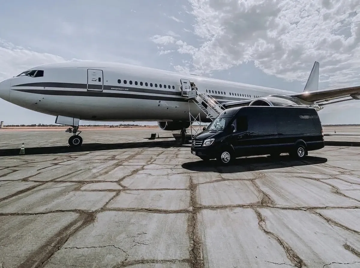 Black Mercedes-Benz Limousine Sprinter Party Van Black Mercedes-Benz Limousine Sprinter Party Van on offer