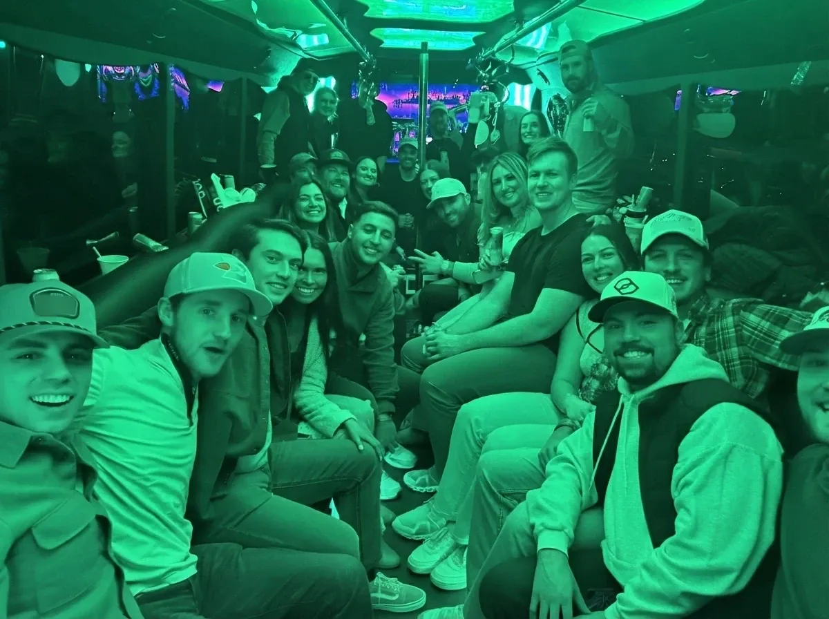 Black Mercedes-Benz Party Buses; view 5