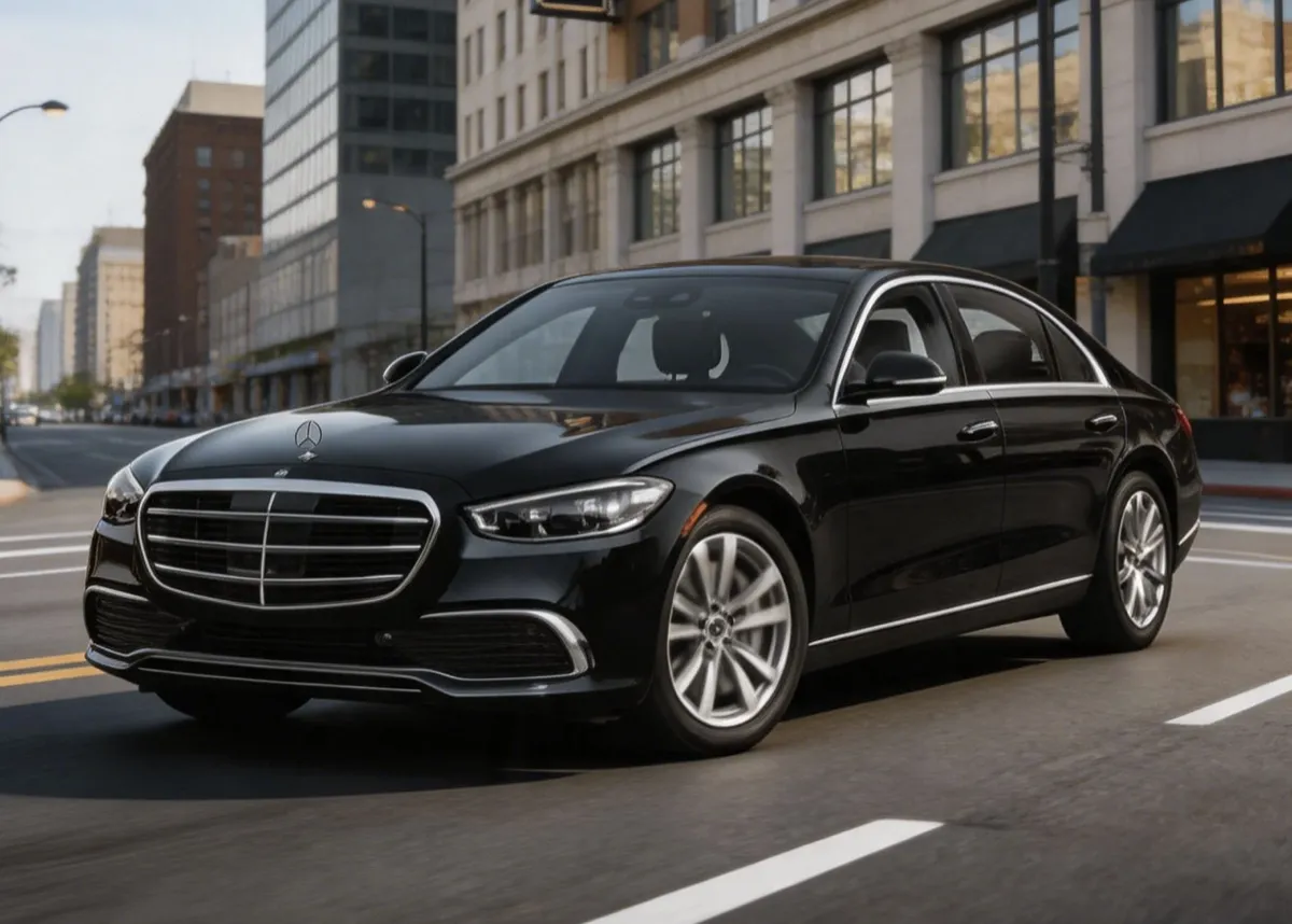 Mercedes-Benz S-Class Luxury Sedan for wedding car rental in East Boston, MA