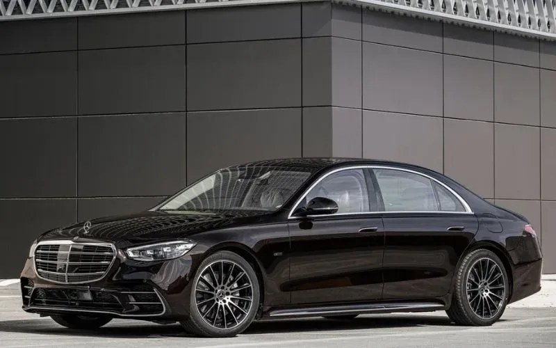 Mercedes-Benz S580 Premium Sedan for wedding car rental in Marlborough, MA