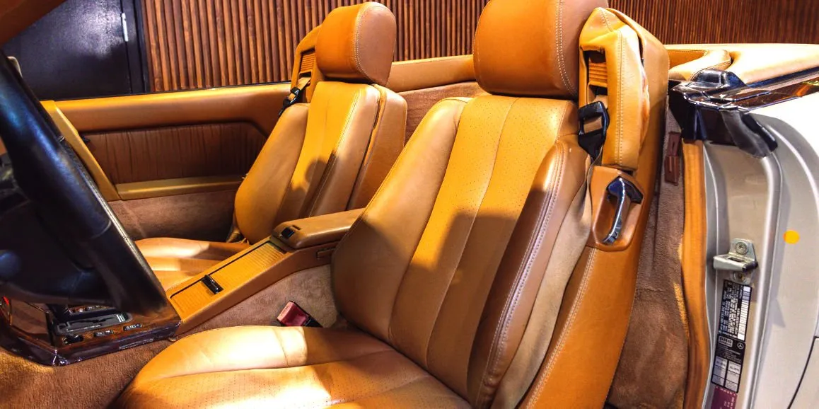 Mercedes-Benz SL500 interior, photo 6 for wedding car rental in Hempstead, NY
