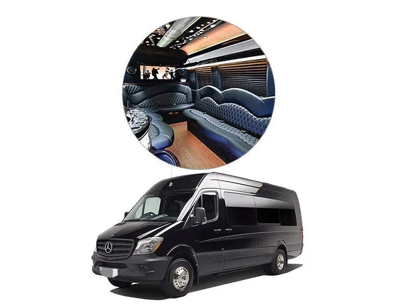 Mercedes-Benz Sprinter Limousine Mercedes-Benz Sprinter Limousine for party bus rental