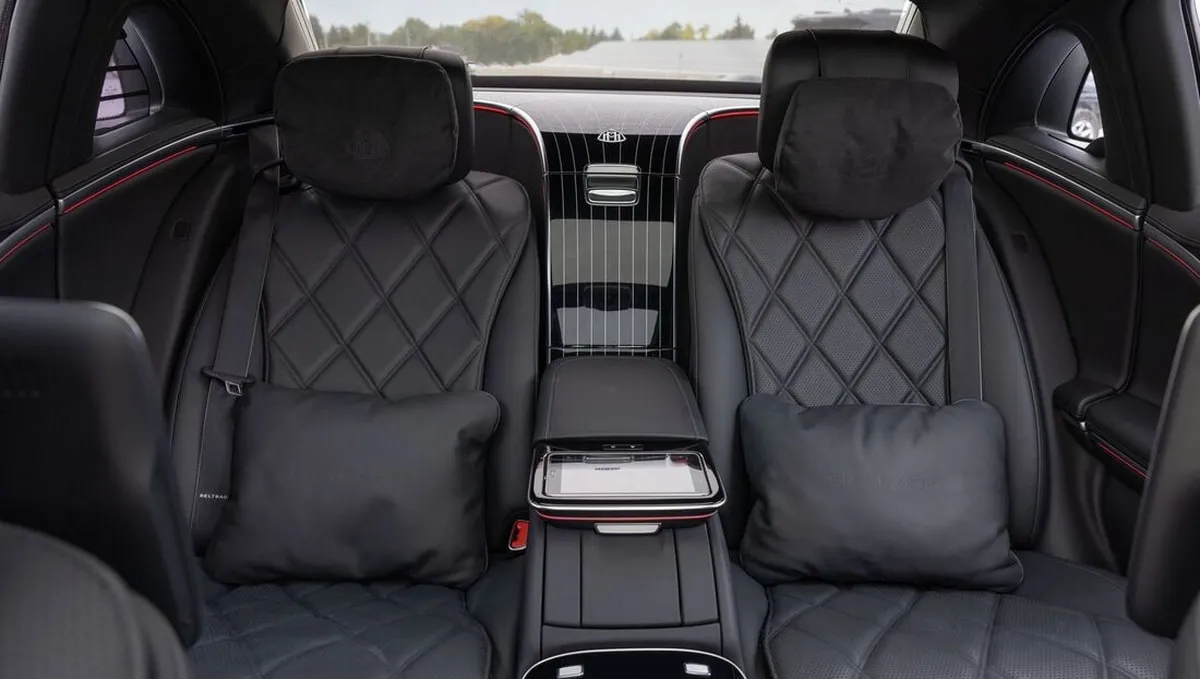 Mercedes-Maybach 62 interior for wedding car rental in Yonkers, NY
