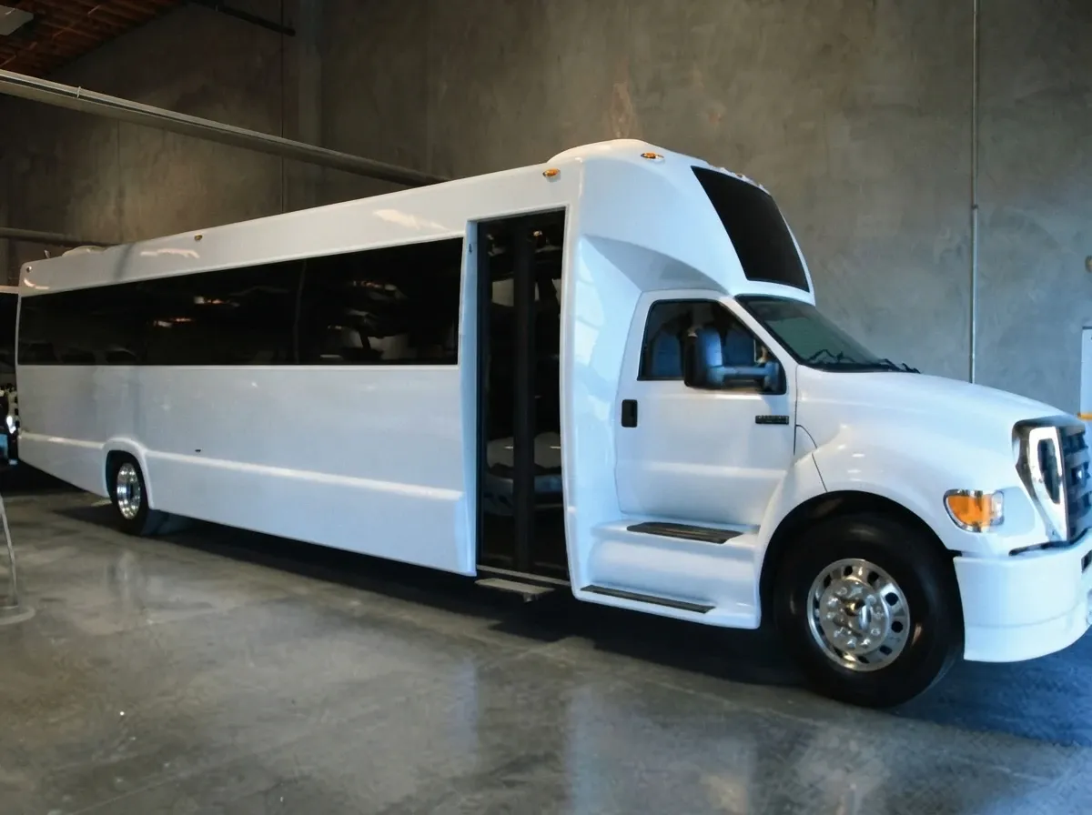 White 40 Passenger Party Bus White 40 Passenger Party Bus on offer