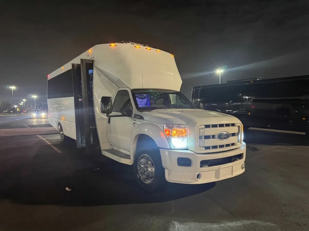 White 24 Passenger Party Bus White 24 Passenger Party Bus on offer
