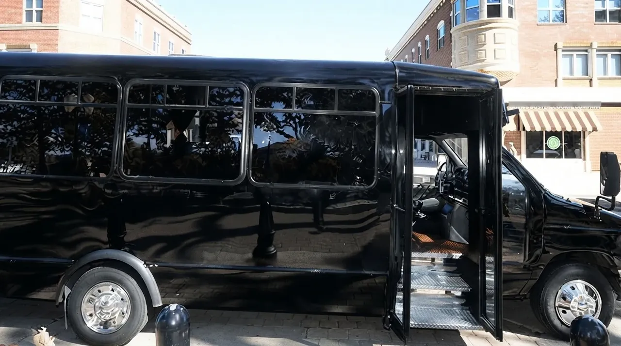 Black 18 Passenger Party Bus Black 18 Passenger Party Bus on offer
