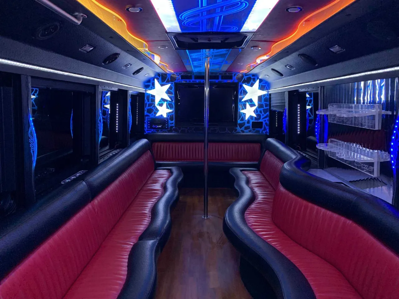 Party Bus - Frank SInatra interior, photo 2 for party bus rental in Palm Coast, FL