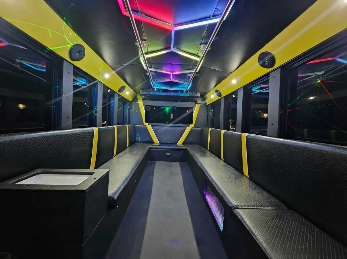 White Party Time Bus; view 2