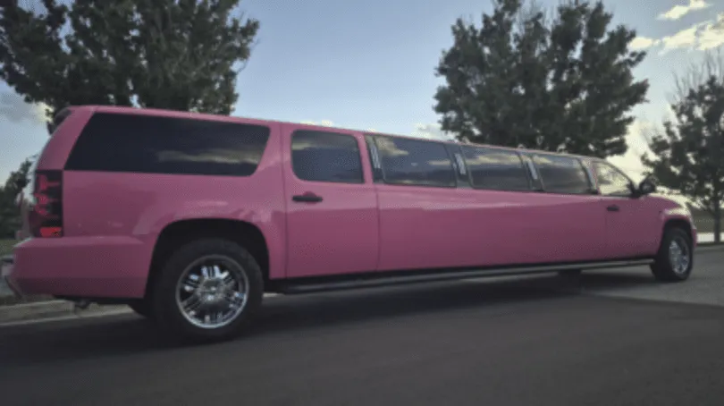 Pink Excursion for pink limo rental