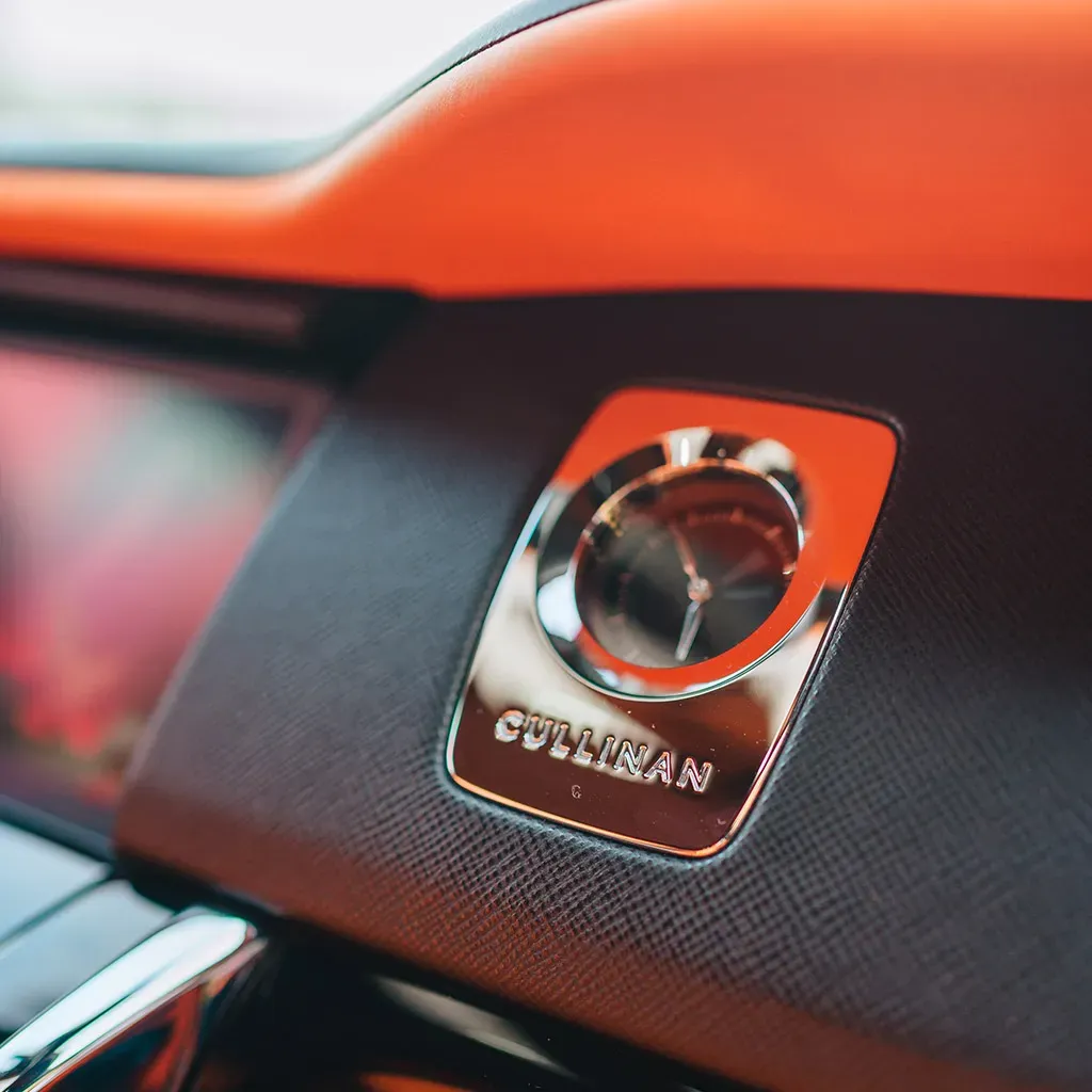 Rolls-Royce Cullinan with All Orange Interior, photo 9 for wedding car rental in Rockville, MD