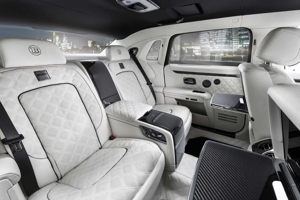 Rolls Royce Ghost interior for wedding car rental in Pinetta, FL