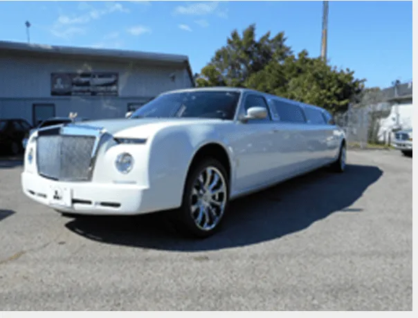 White Rolls Royce Limo for limo rental