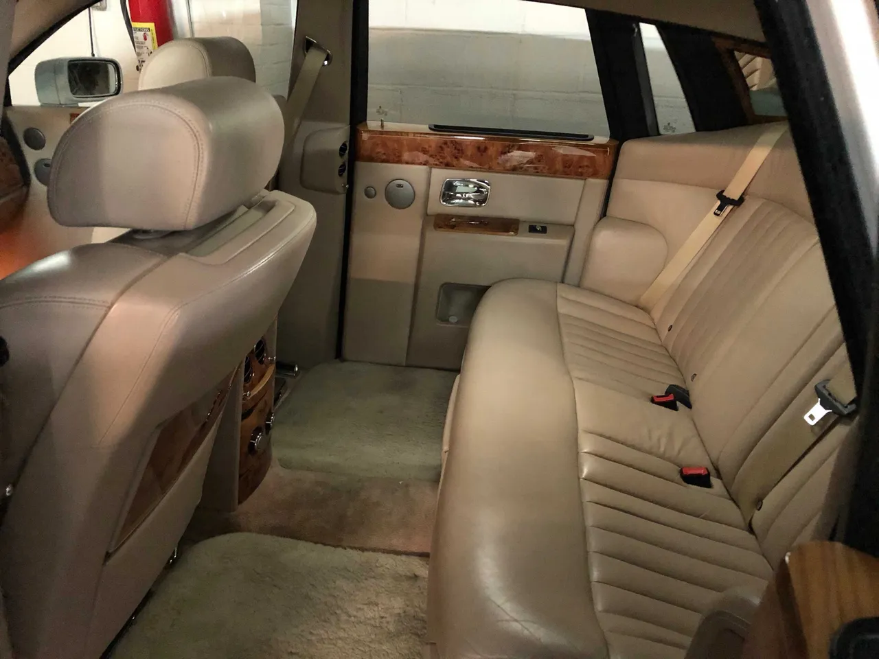 Rolls-Royce Phantom interior for limo rental in West Orange, NJ