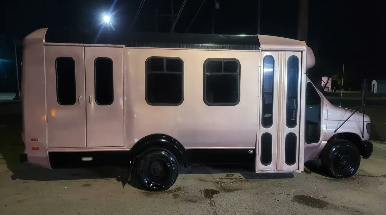 Pink Rose Party Bus; view 2