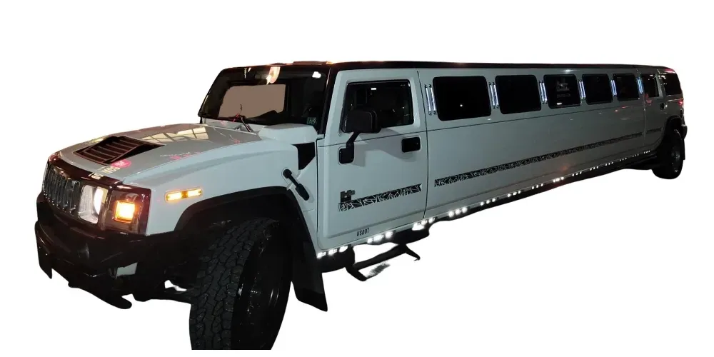 White Hummer White Hummer for limo rental