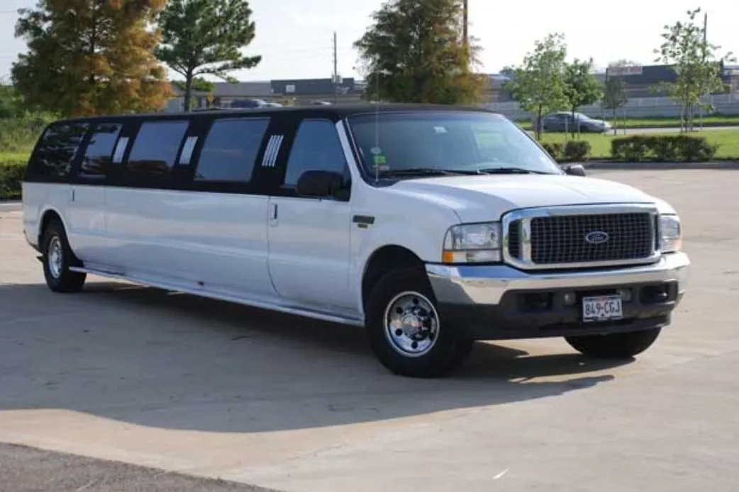 White WHT NYT – Stretch Ford Excursion for hummer limo rental in Idaho Falls, ID