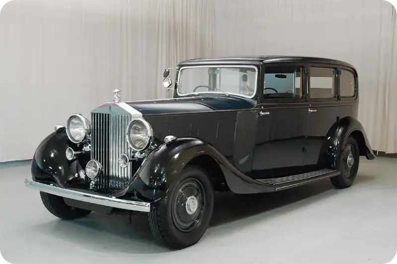 Vintage Rolls-Royce for wedding car rental in Westlake Village, CA