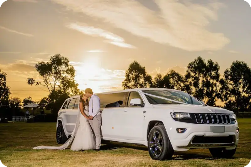 Book stylish stretch limos perfect for weddings, proms, events, or nights out.